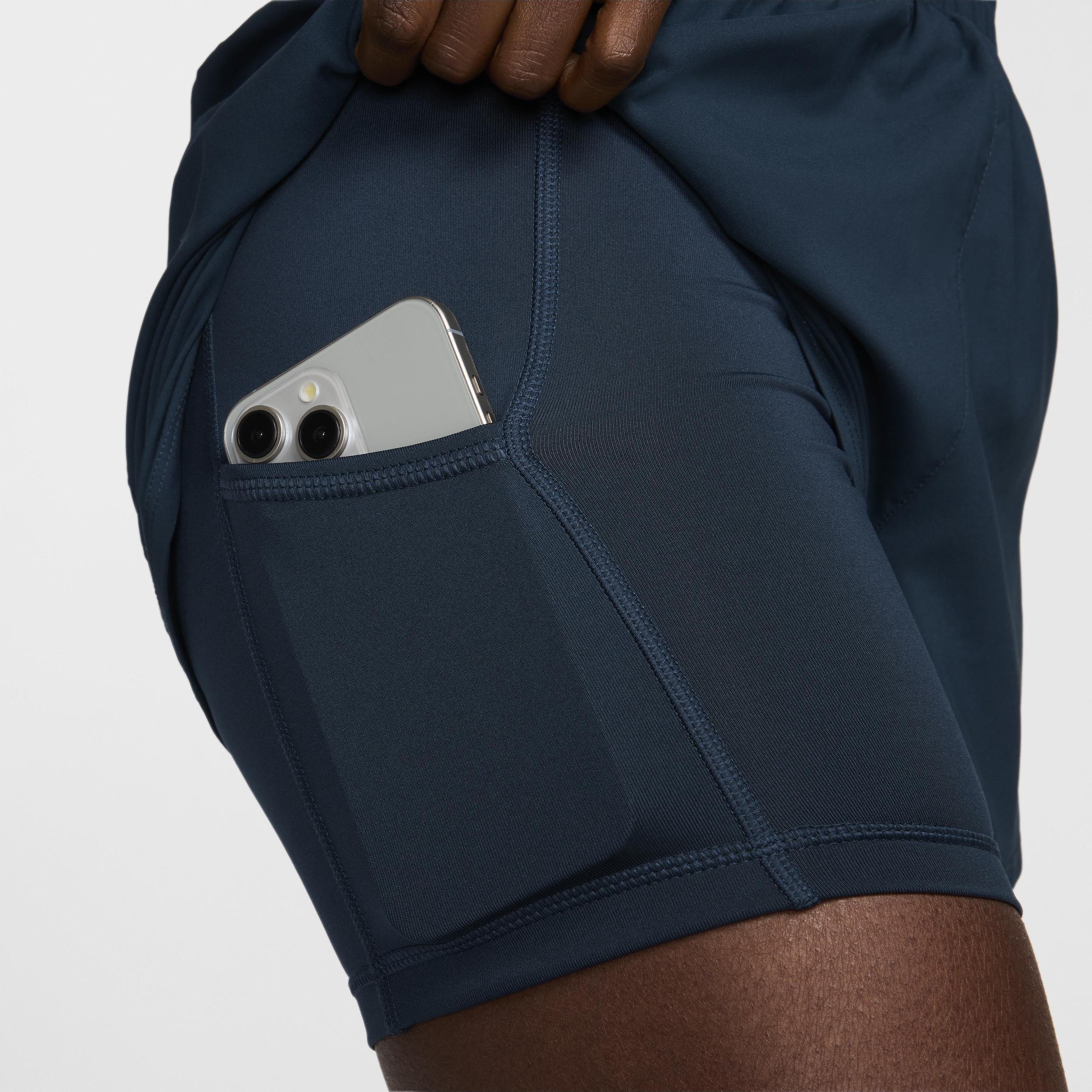 Nike Women's One Dri-FIT High-Waisted 3" 2-in-1 Shorts Product Image