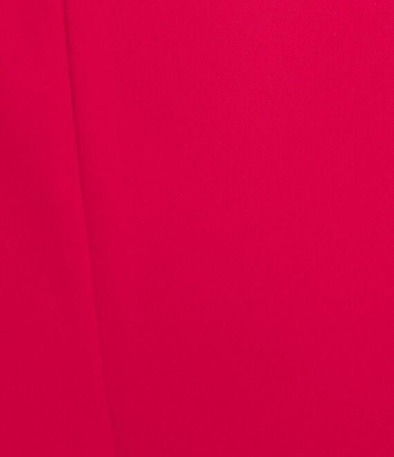 Caroline Rose Matte Crepe Pull-On Straight Leg Pants Product Image