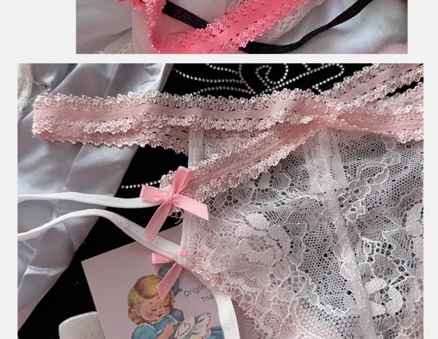 Lace Trim Panties Product Image