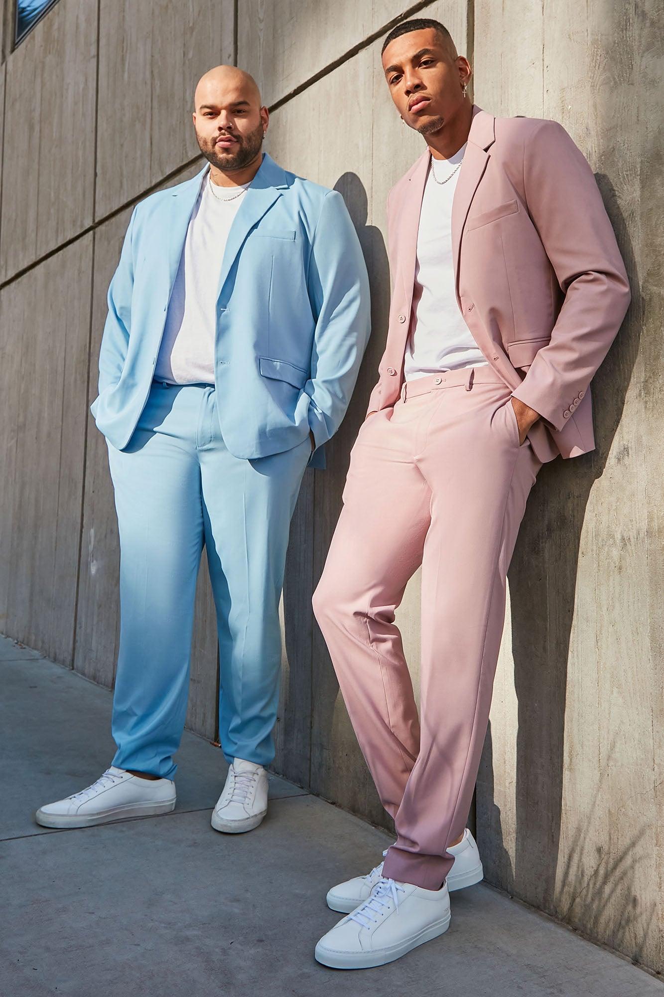 The Modern Stretch Suit Jacket - Mauve Product Image