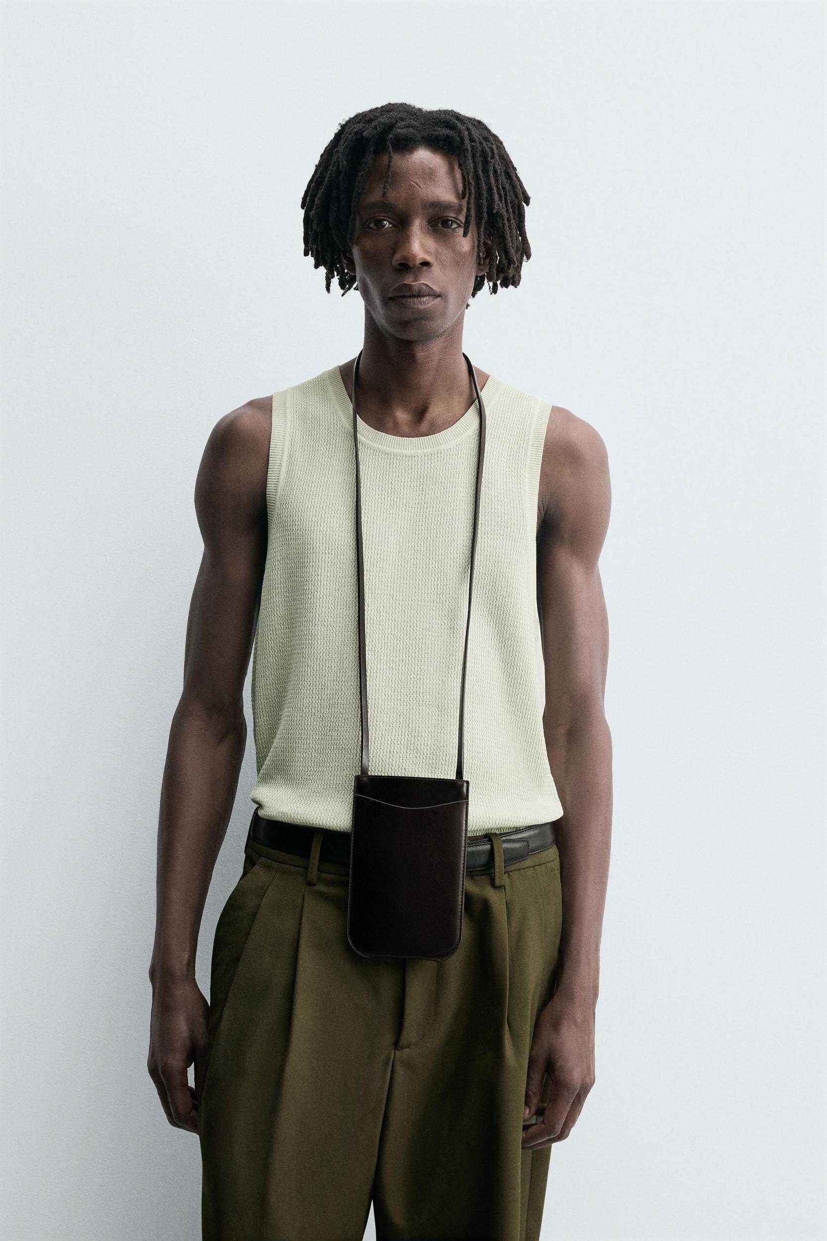 TEXTURED KNIT TANK TOP Product Image