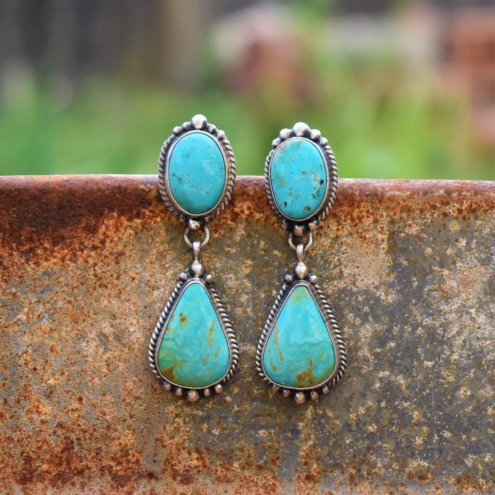 Kee's To The Abyss Navajo Handcrafted Sterling Earrings* Product Image