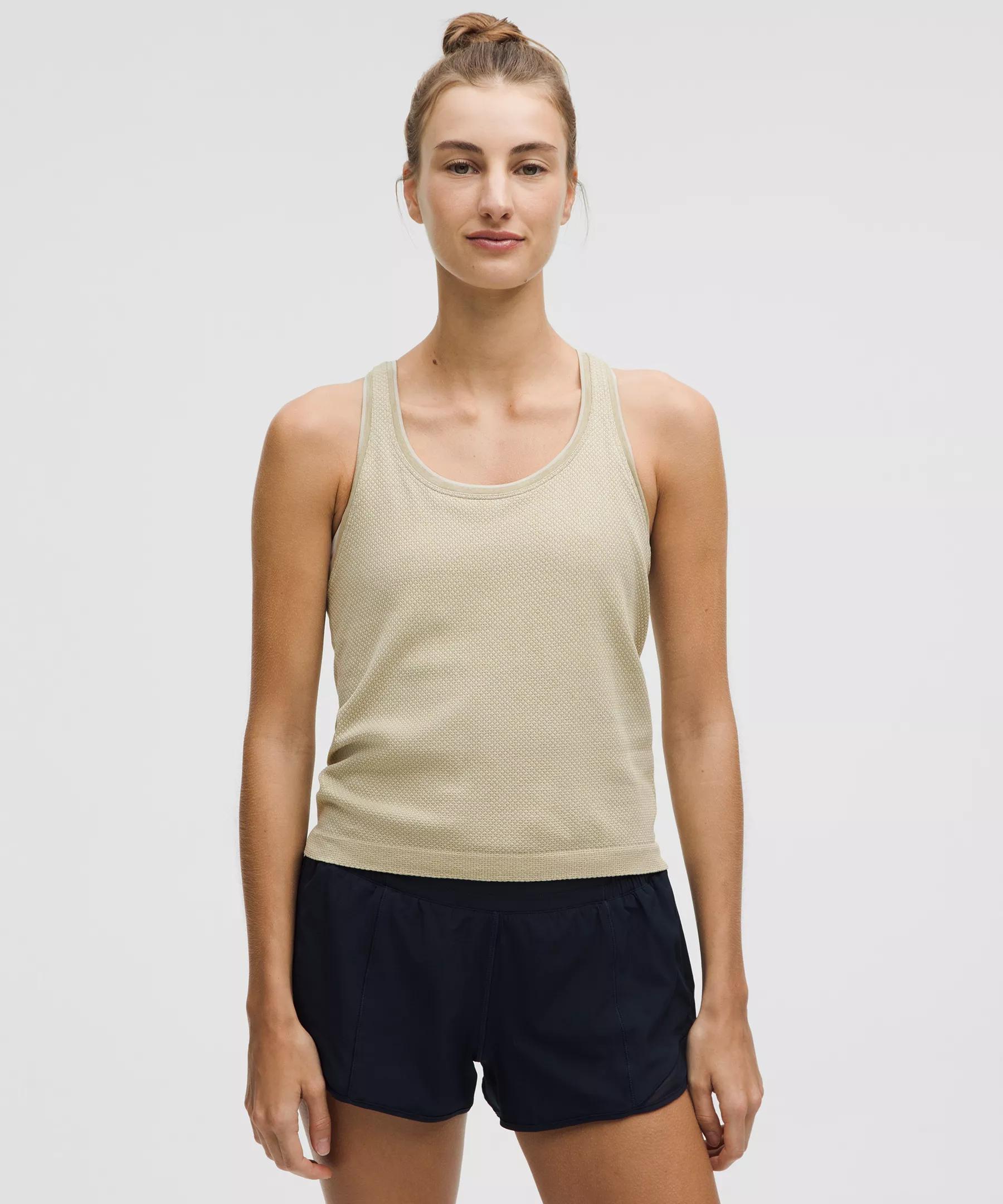 Swiftly Tech Racerback Tank Top 2.0 Waist Length *Textured Knit Product Image