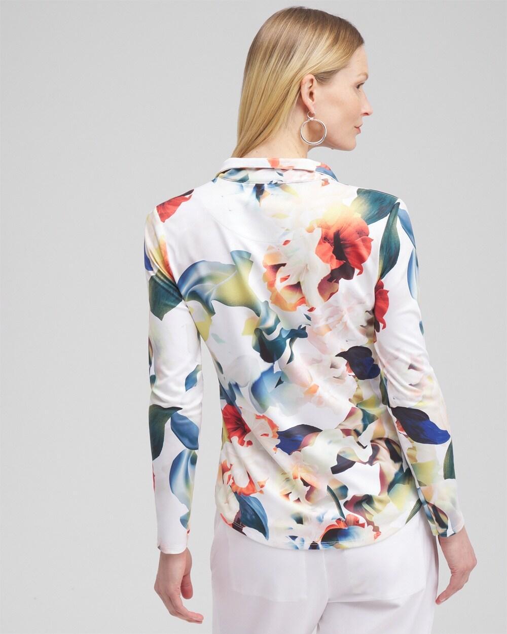 Zenergy® UPF Floral Long Sleeve Top Product Image