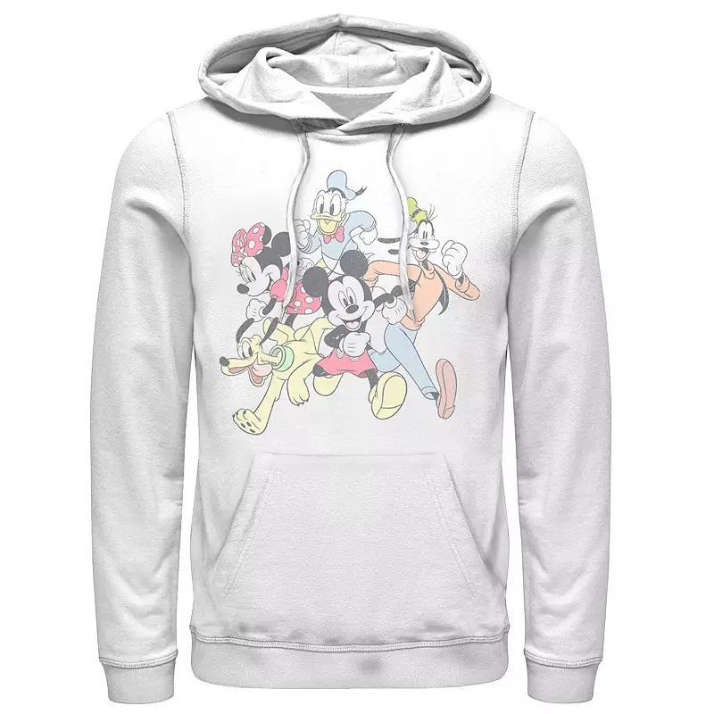 Disney's Mickey & Friends Men's Group Shot Running Portrait Hoodie,  Product Image