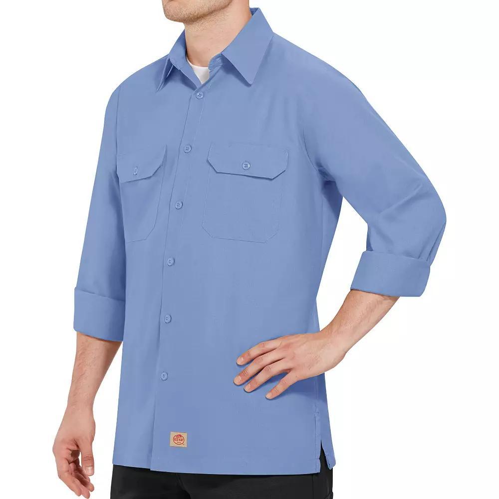 Red Kap Men's Long Sleeve Solid Rip Stop Shirt Product Image