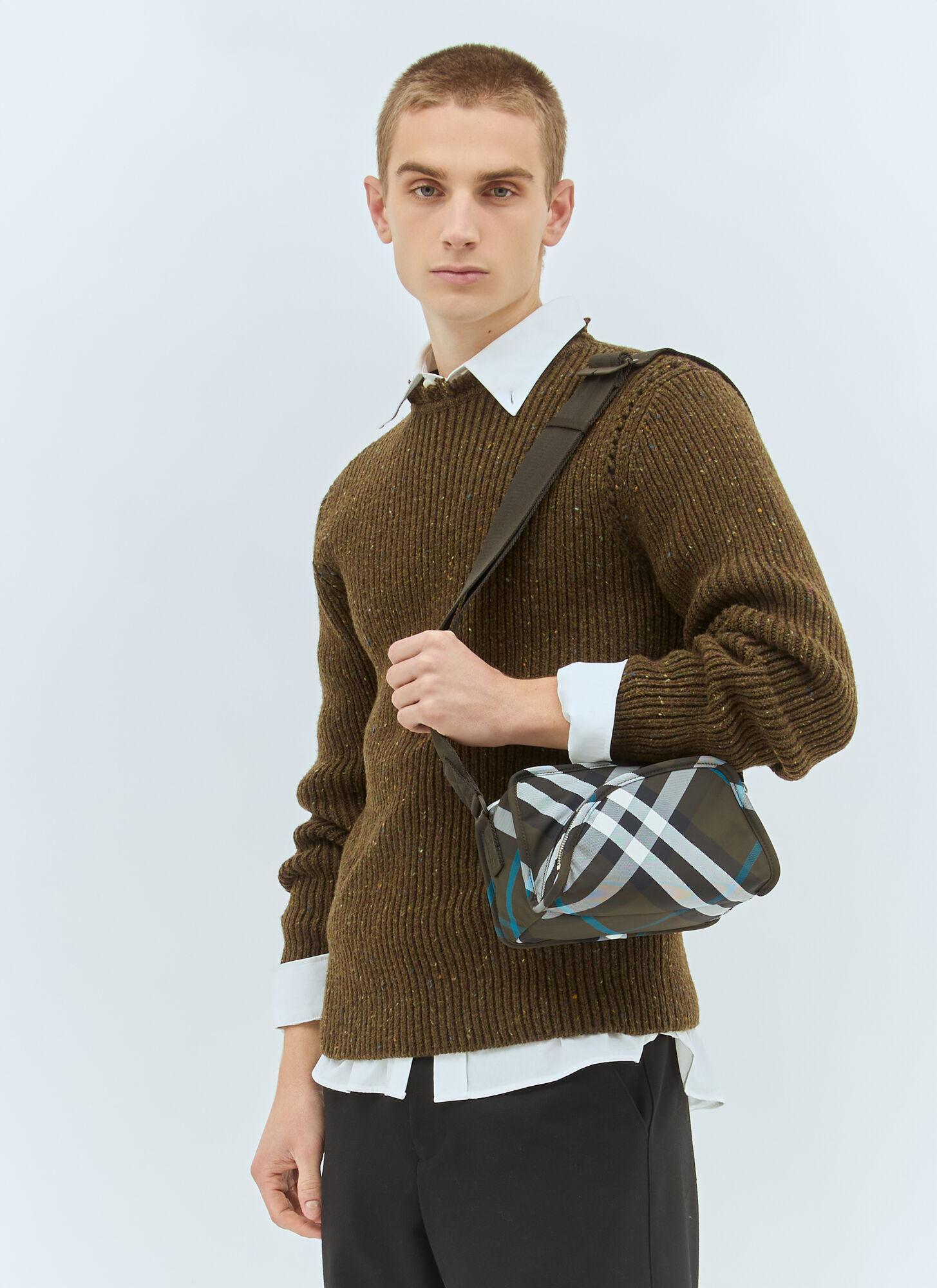 BURBERRY Shield Camera Bag In Green Product Image