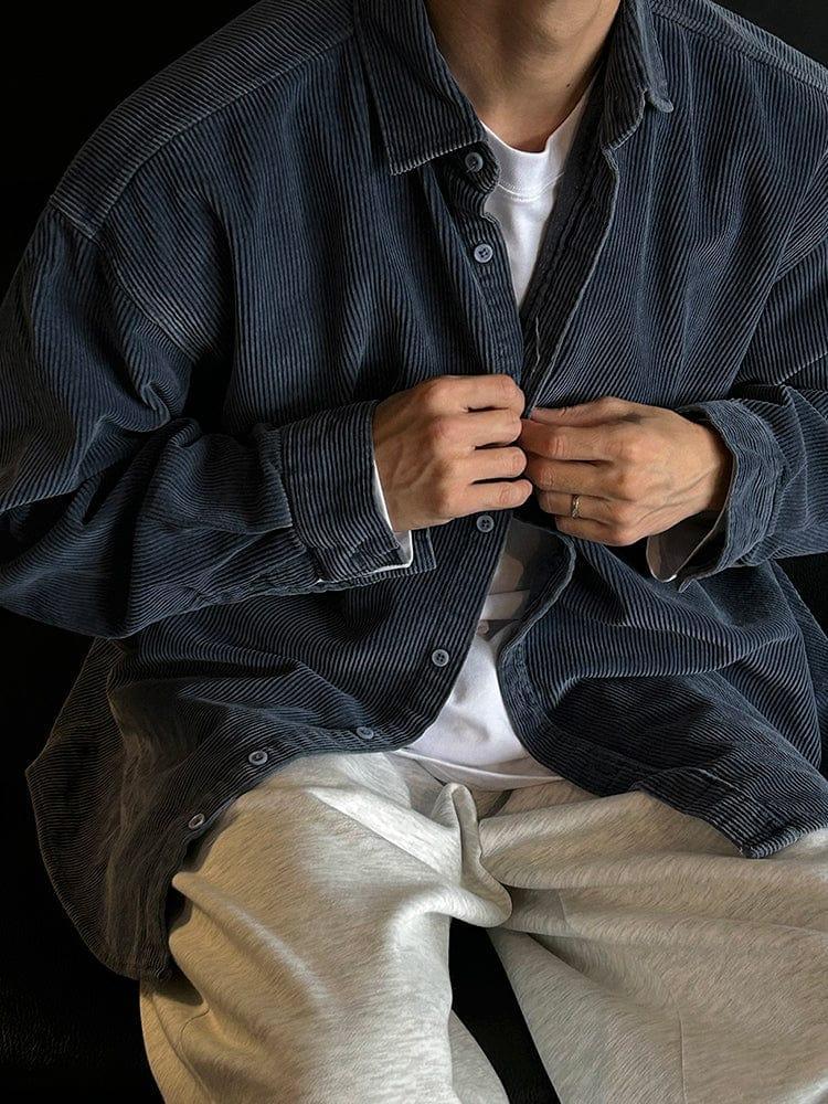 RT No. 12524 CORDUROY BUTTON-UP SHIRT Product Image