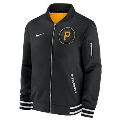 Pittsburgh Pirates Authentic Collection City Connect Nike Men's MLB Full-Zip Bomber Jacket Product Image