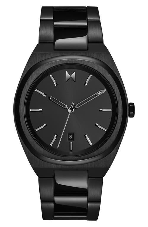 MVMT Mens Odyssey II Ionic Plated Black Steel Bracelet Watch Product Image