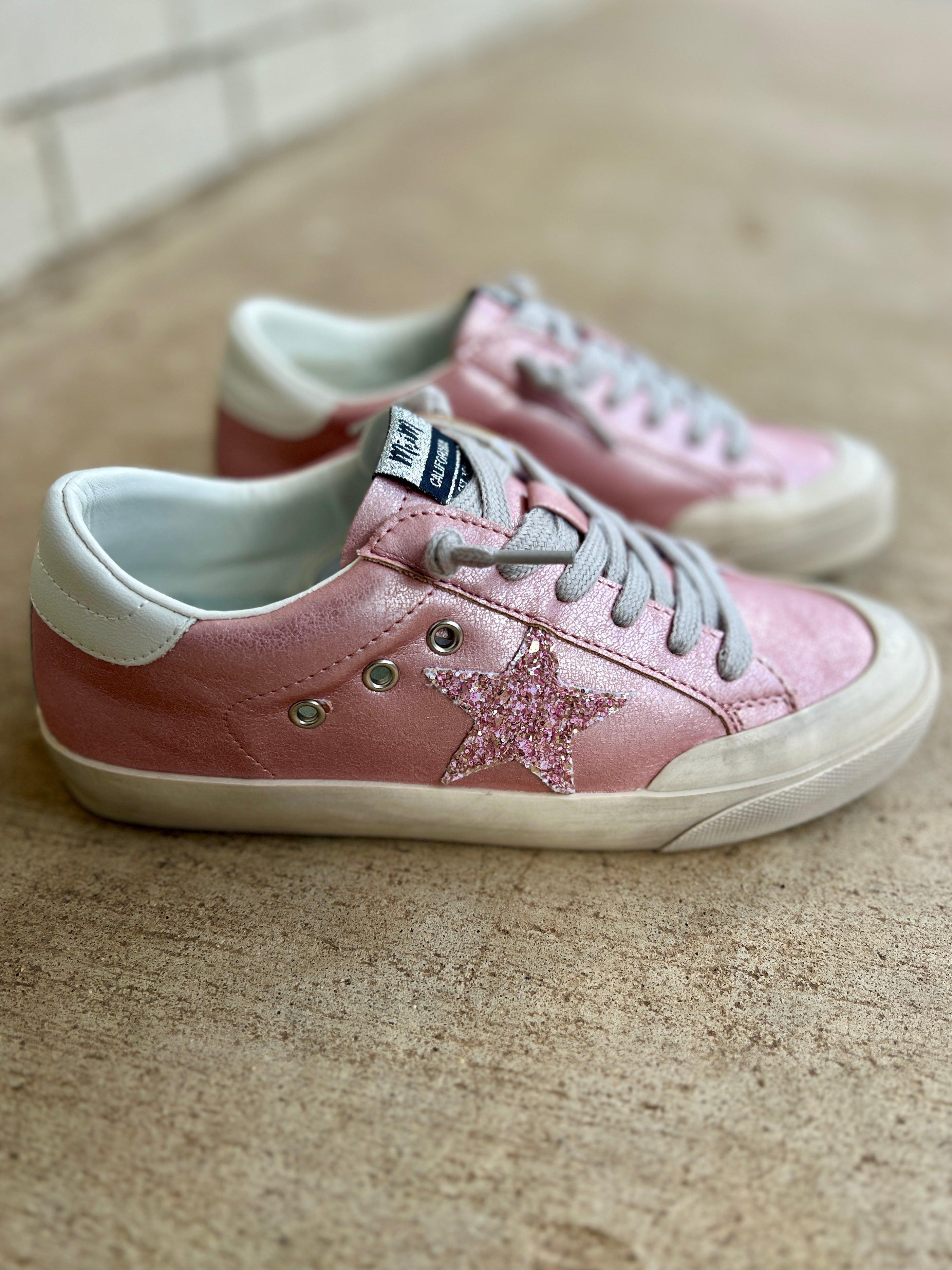 Perfectly Pink Sadie Sneakers Product Image