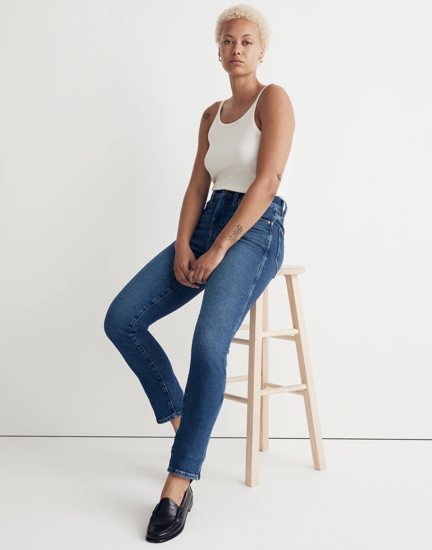 Curvy Stovepipe Jeans Product Image