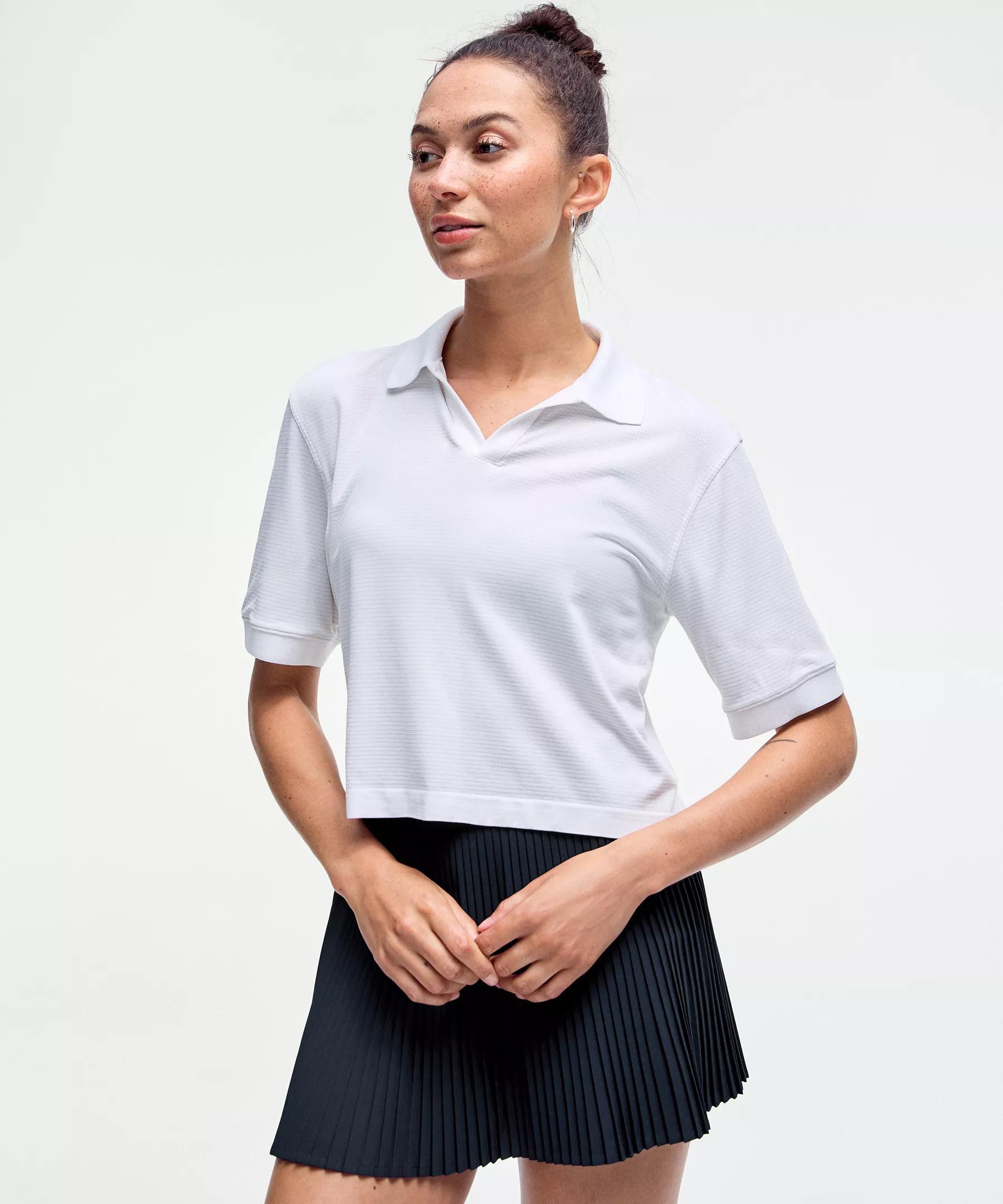 Varsity High-Rise Pleated Tennis Skirt Product Image