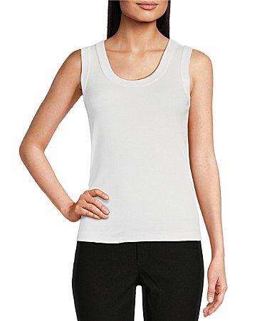 NIC  ZOE Perfect Stretch Knit Scoop Neck Sleeveless Tank Product Image