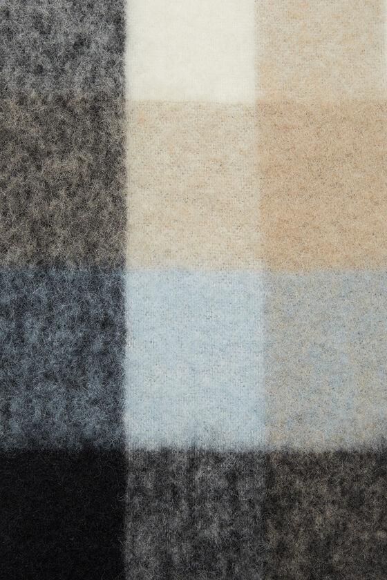 Mohair checked scarf Product Image