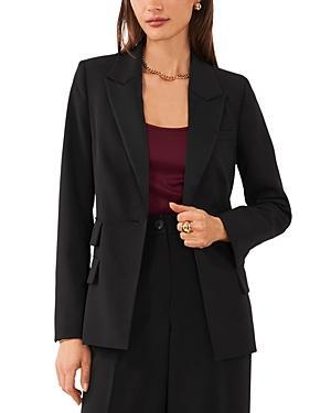 1.state Womens Straight-Fit One-Button Tuxedo Blazer Product Image