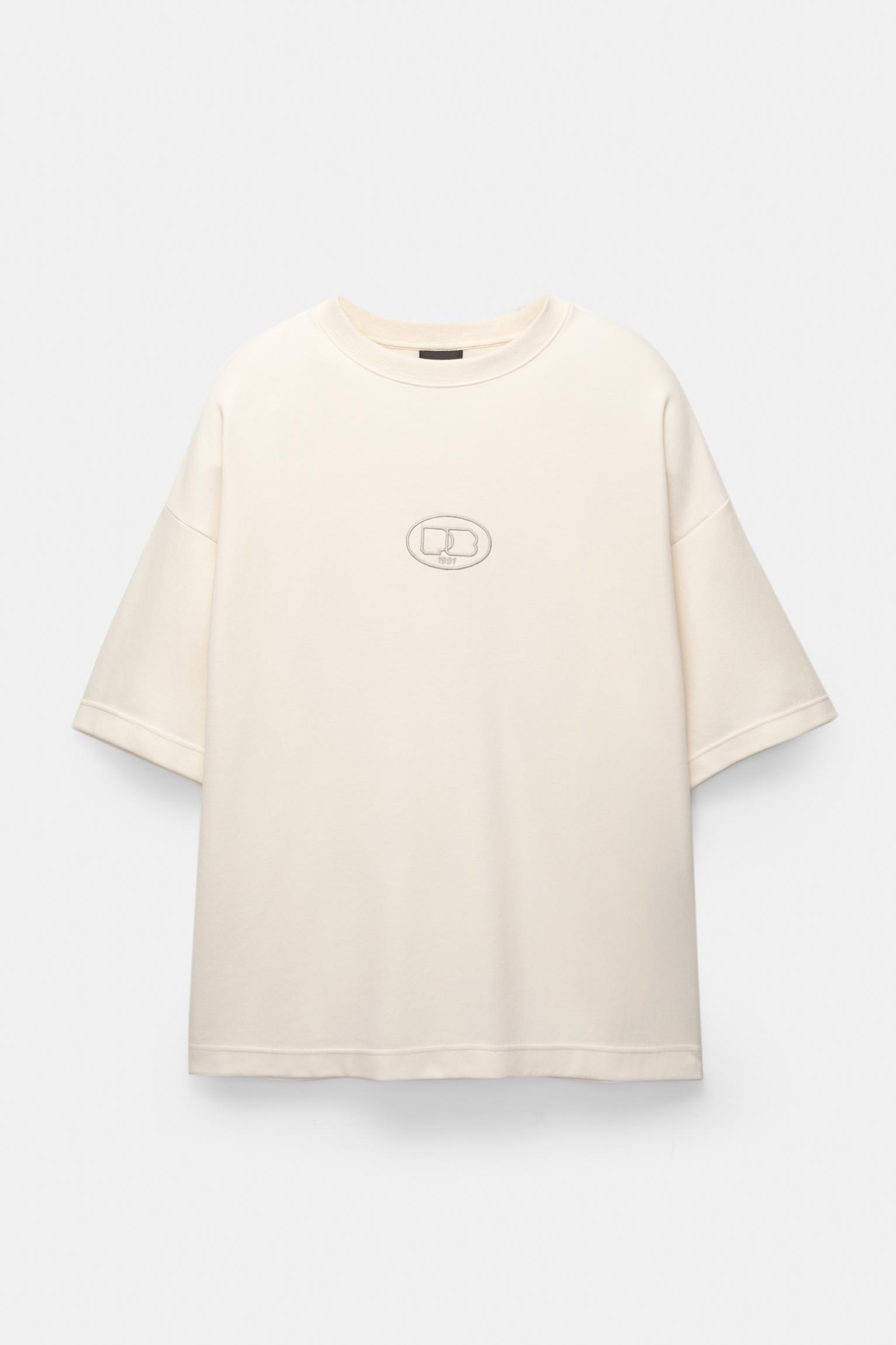 Short sleeve logo sweatshirt Product Image