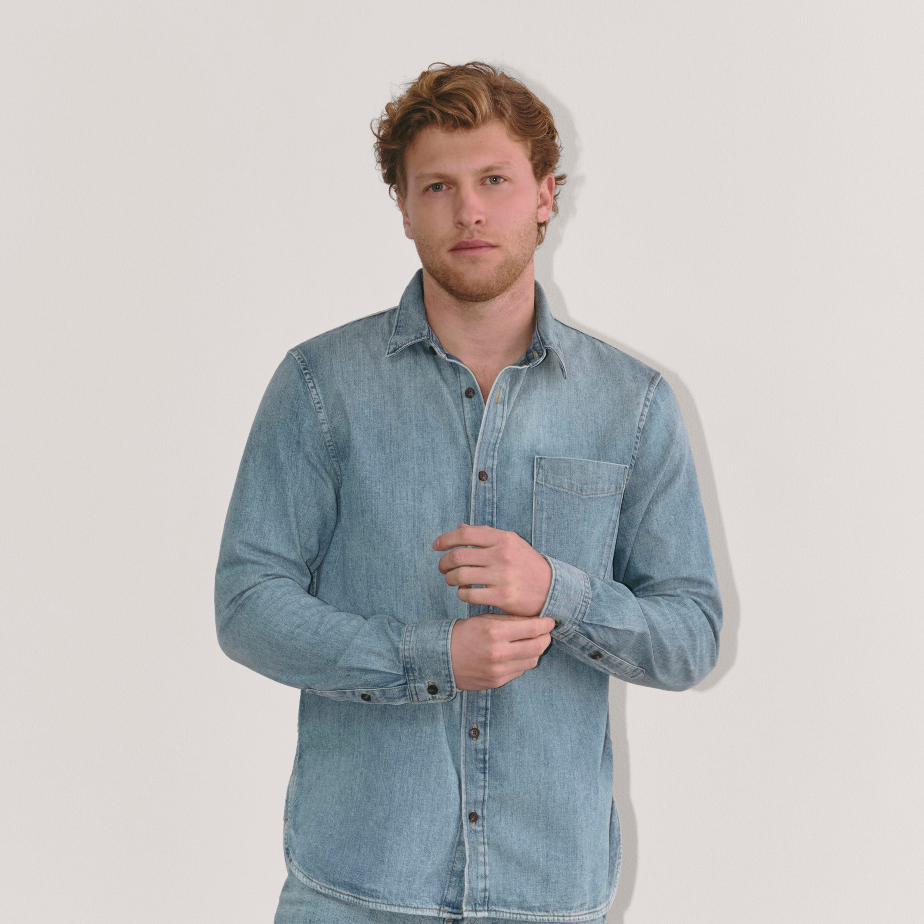 Mens Denim Shirt Sweater by Everlane Product Image