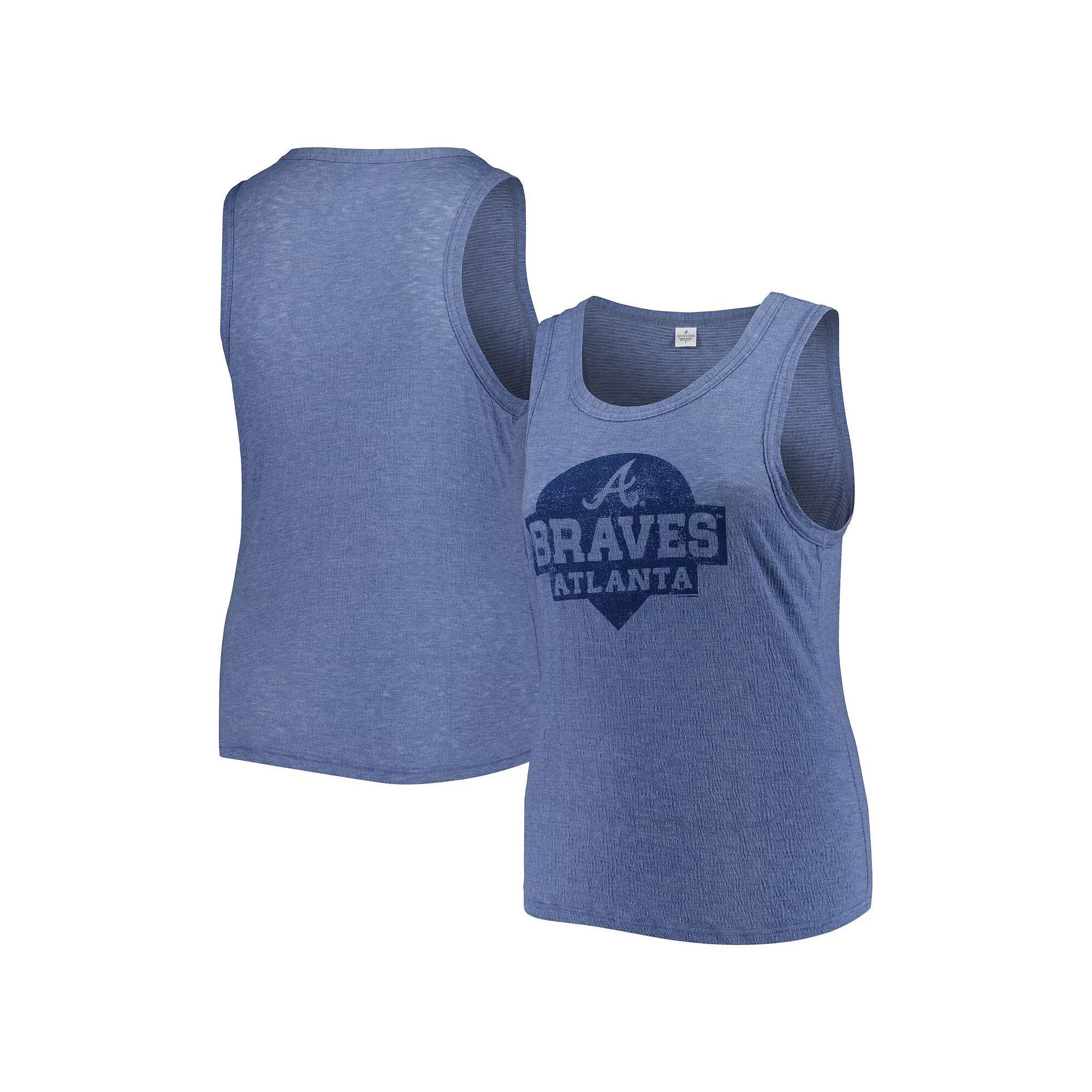Women's Soft as a Grape Navy Atlanta Braves Plus  Product Image
