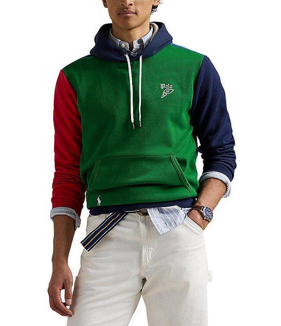 Polo Ralph Lauren Color Block Double-Knit Mesh Hoodie Product Image