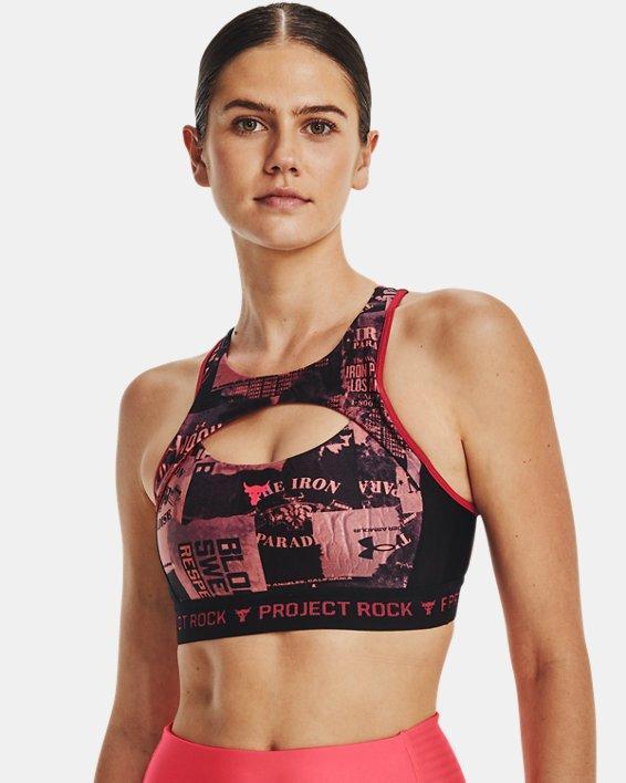 Women's Project Rock Crossback Printed Sports Bra Product Image