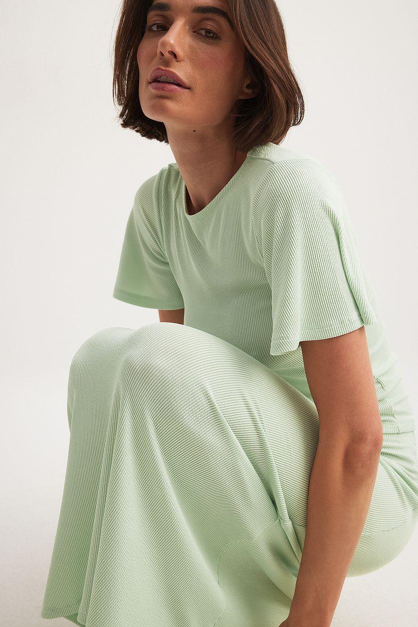 Soft Rib Midi Skirt Product Image