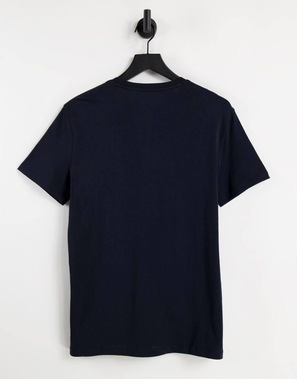 Armani Exchange city text logo T-shirt in navy  Product Image