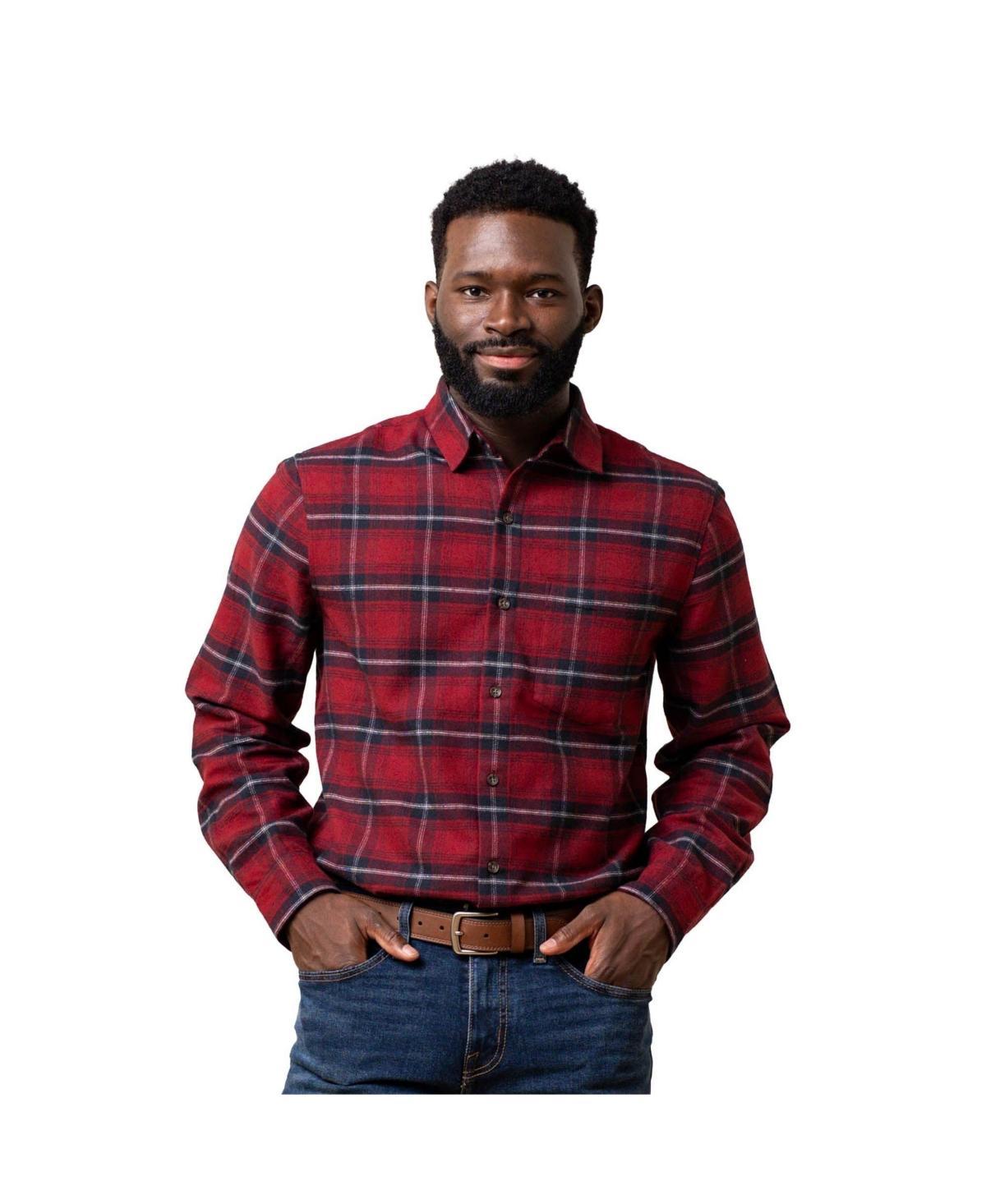 Hope & Henry Mens Brushed Flannel Button Down Shirt Product Image