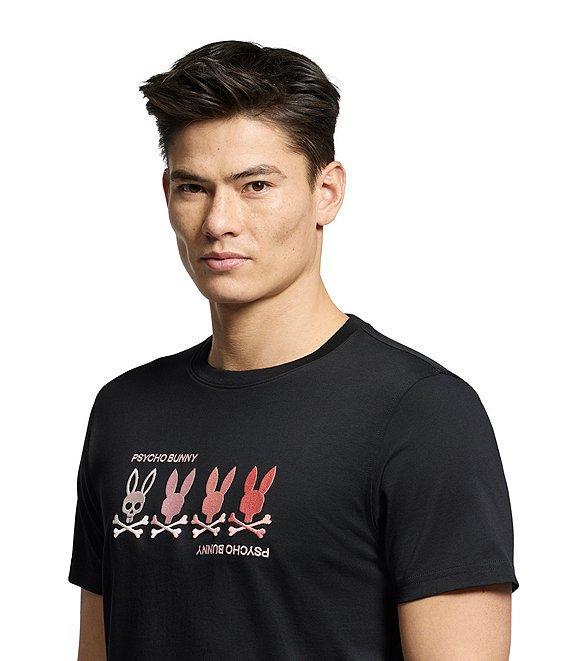 Psycho Bunny Oceania Embroidered Logo Short Sleeve T-Shirt Product Image