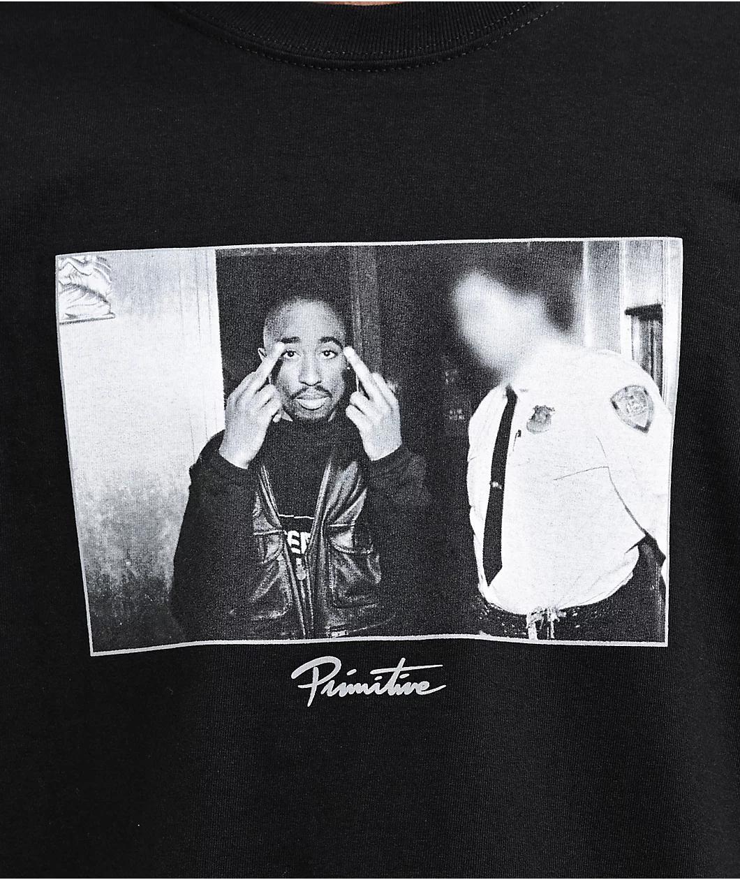 Primitive x Tupac Icon Black T-Shirt Product Image