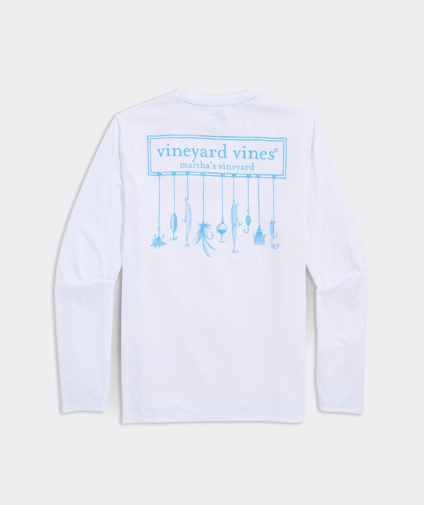 Fishing Lures Logo Box Long-Sleeve Harbor Performance Tee Product Image