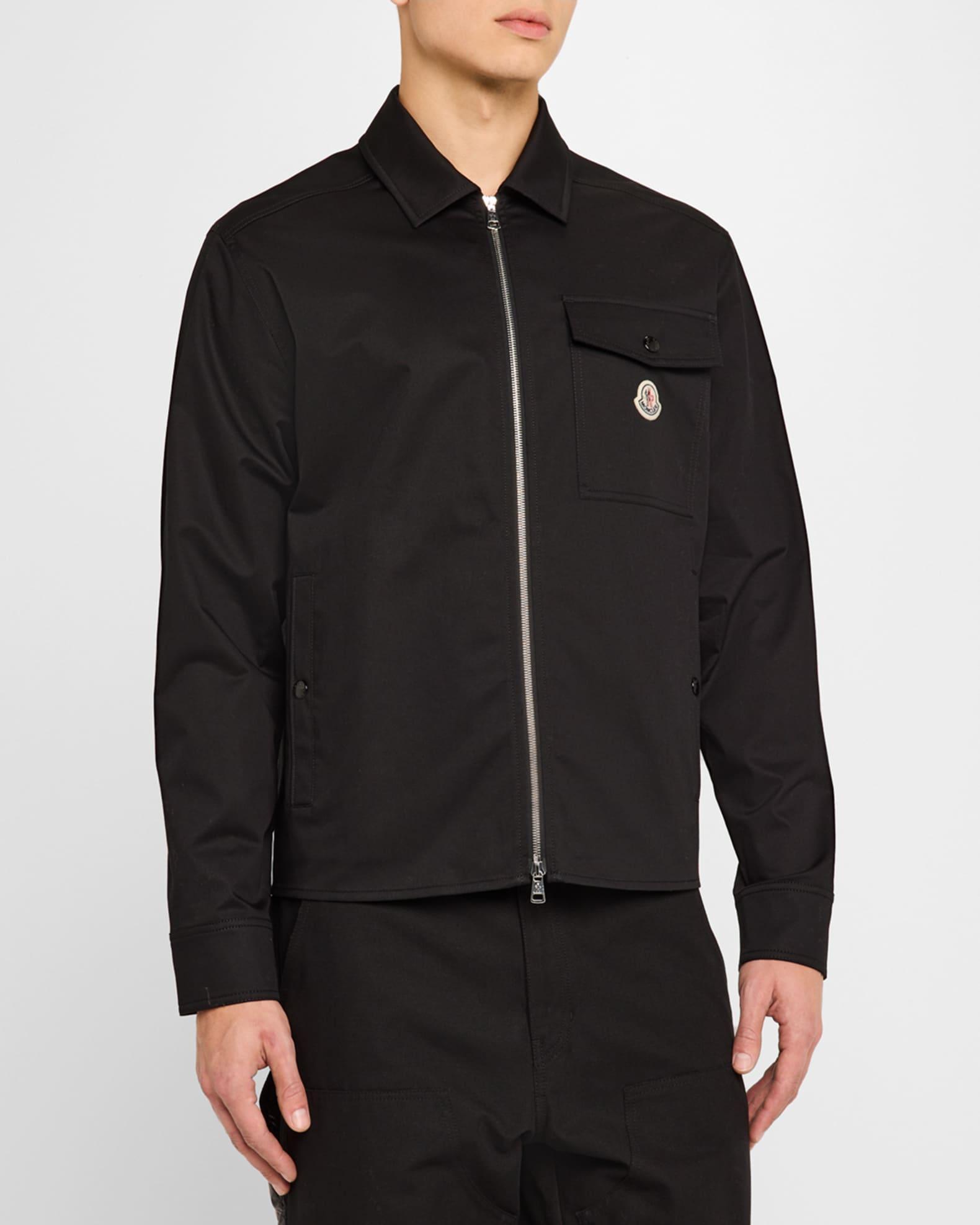 Men's Full-Zip Twill Overshirt Product Image