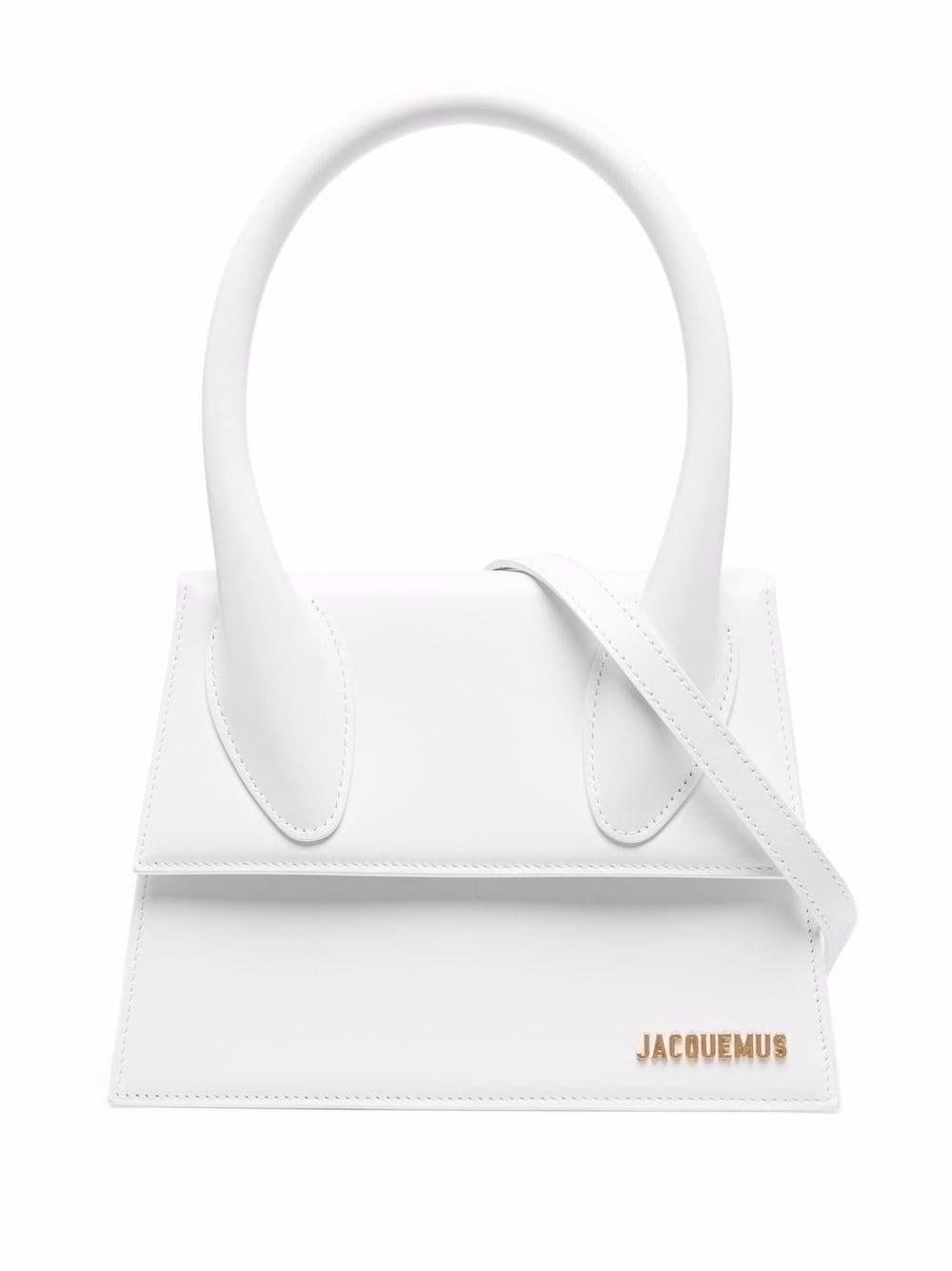 JACQUEMUS Le Grand Chiquito Handbag In White Product Image