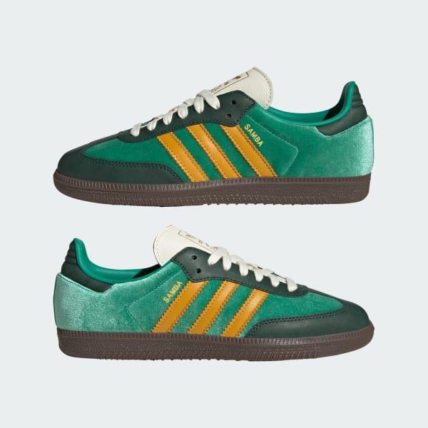 adidas Samba OG Shoes Court Green M 9 / W 10 Womens Product Image