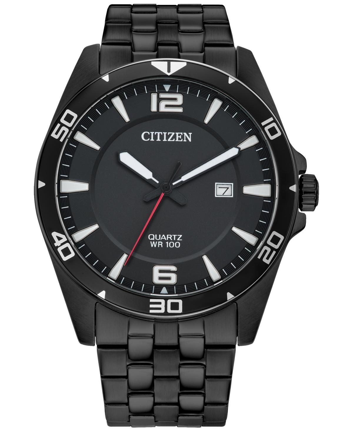 Citizen Mens Black Ion-Plated Stainless Steel Watch - BI5055-51E Product Image