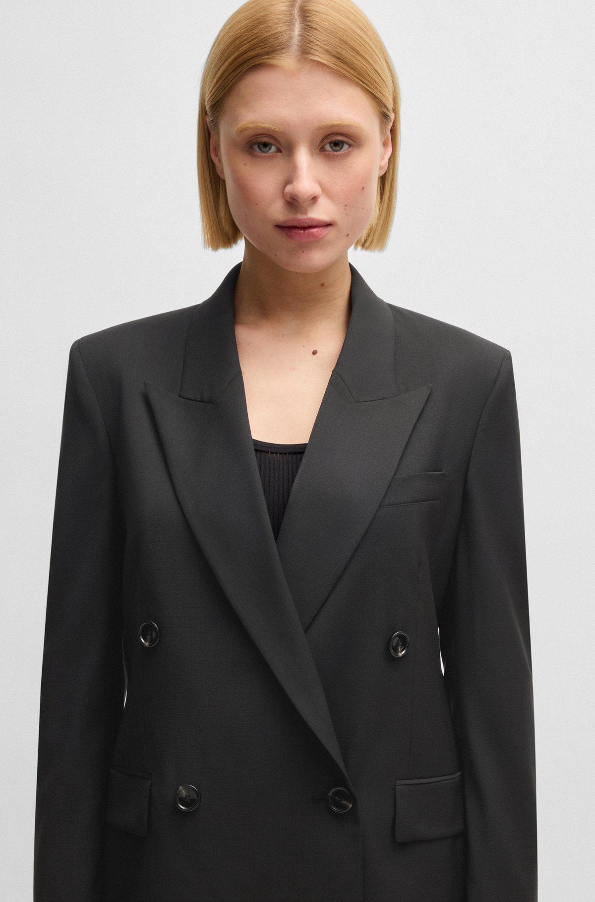 Regular-fit blazer in virgin wool Product Image