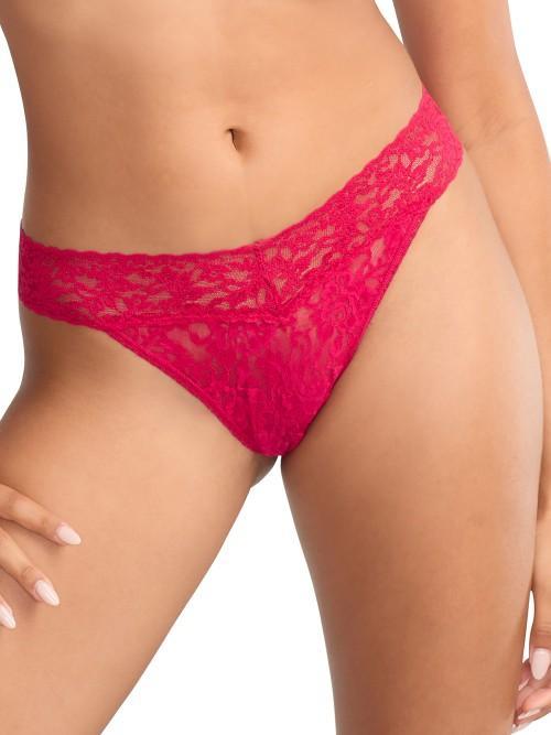 Signature Lace Original Rise Thong Product Image