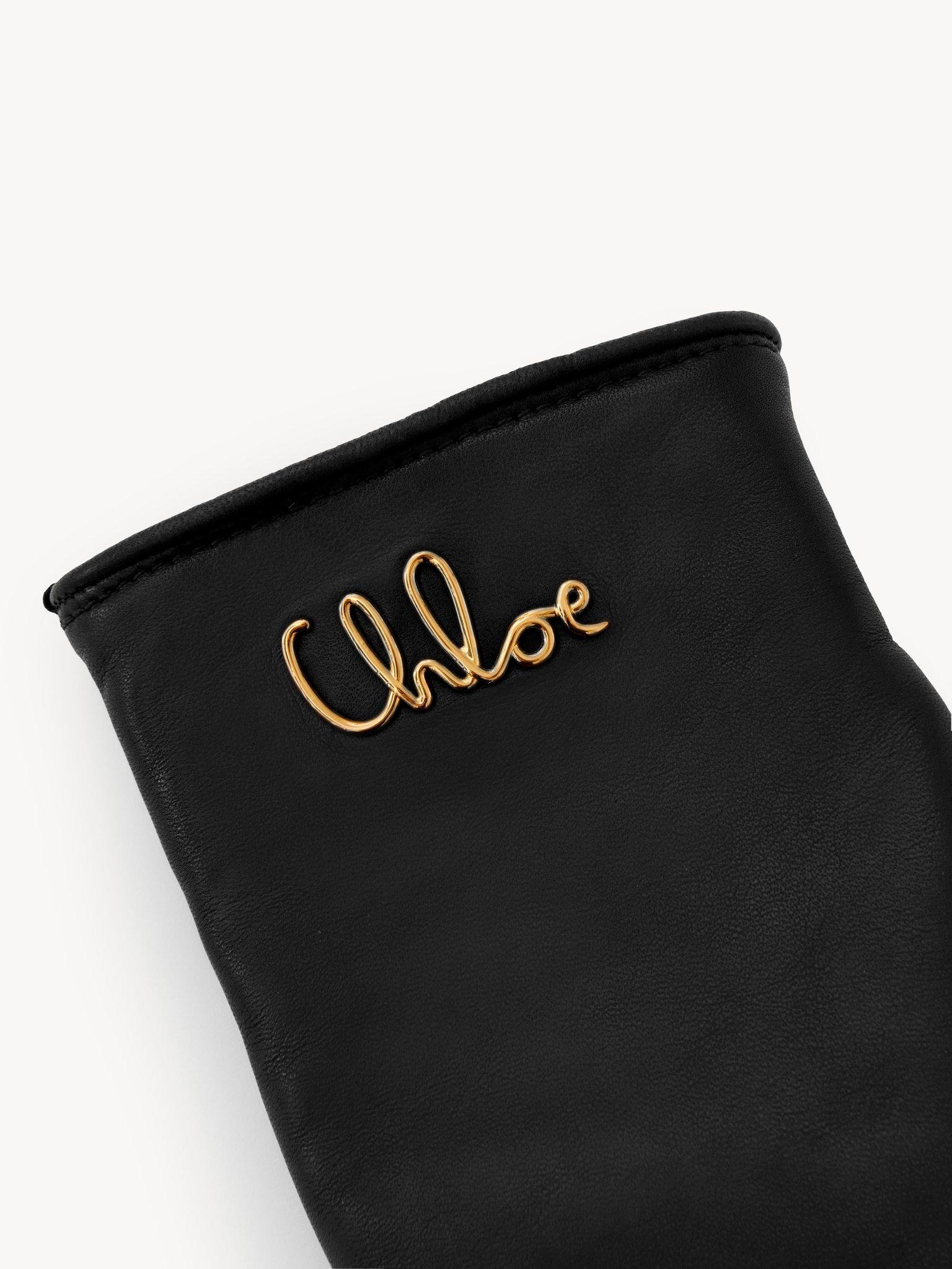 The Chloé Iconic gloves in leather Product Image