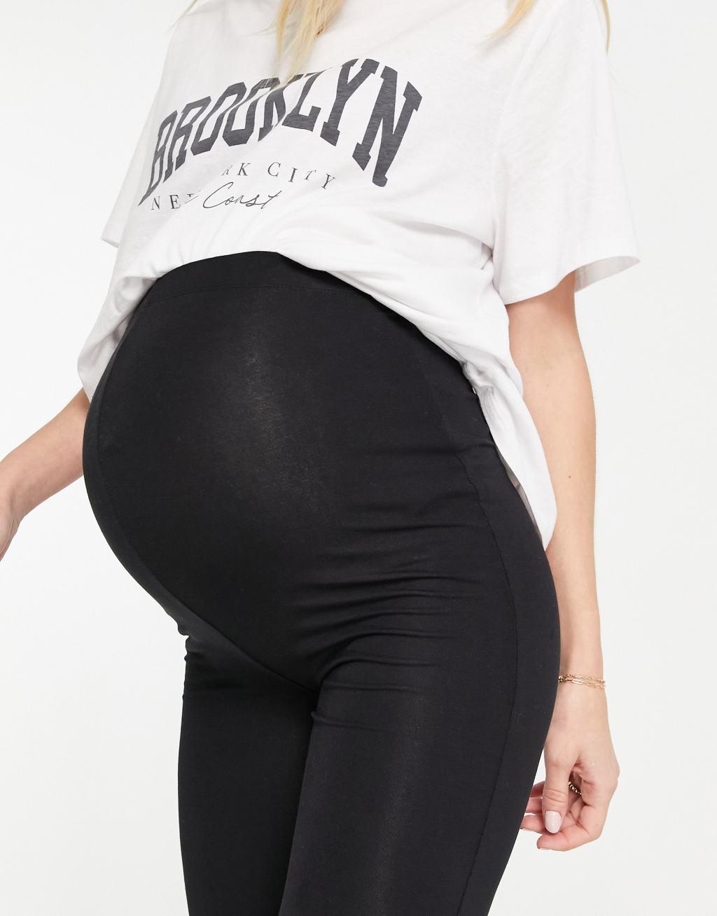 ASOS DESIGN Maternity over the bump kick flare pant Product Image