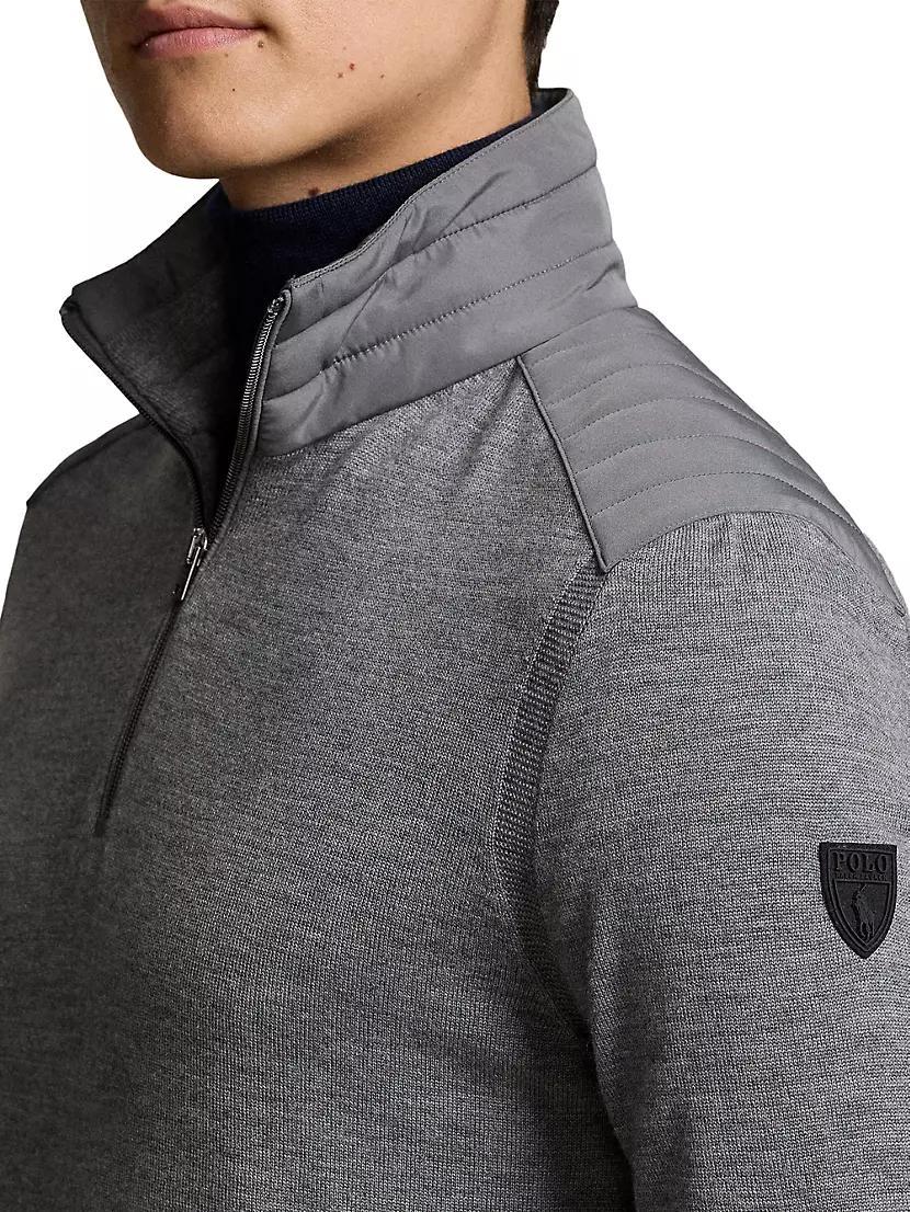 Hybrid Wool Quarter-Zip Sweater Product Image