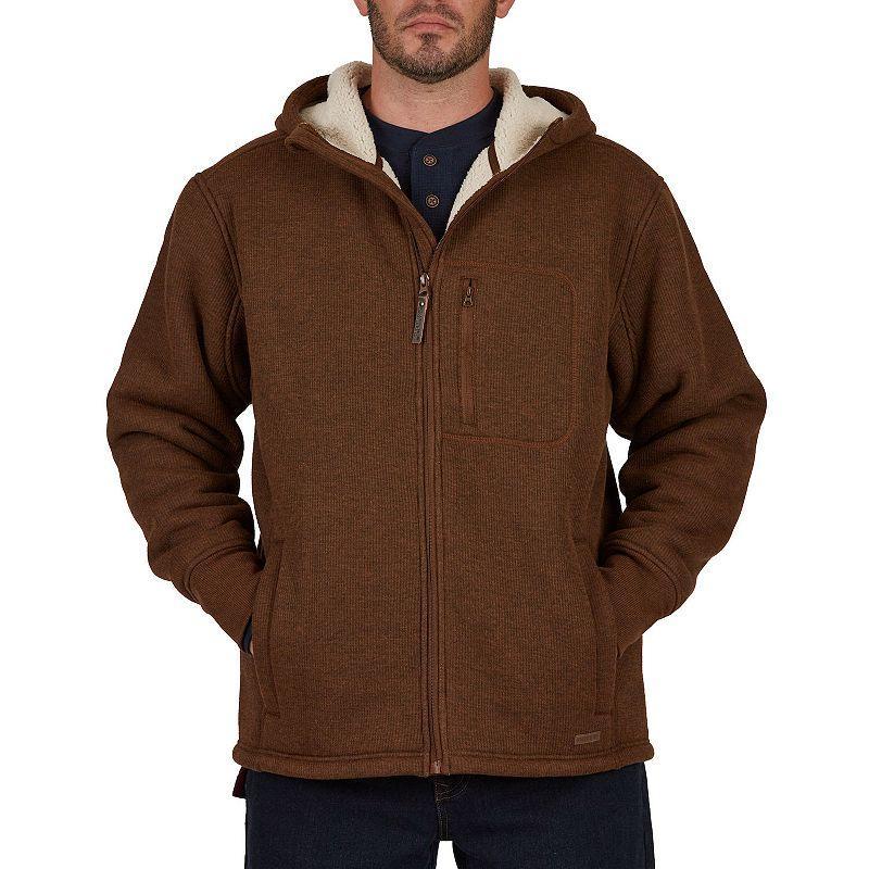 Men's Smith's Workwear Sherpa-Lined Hooded Thermal Shirt Jacket,  Product Image
