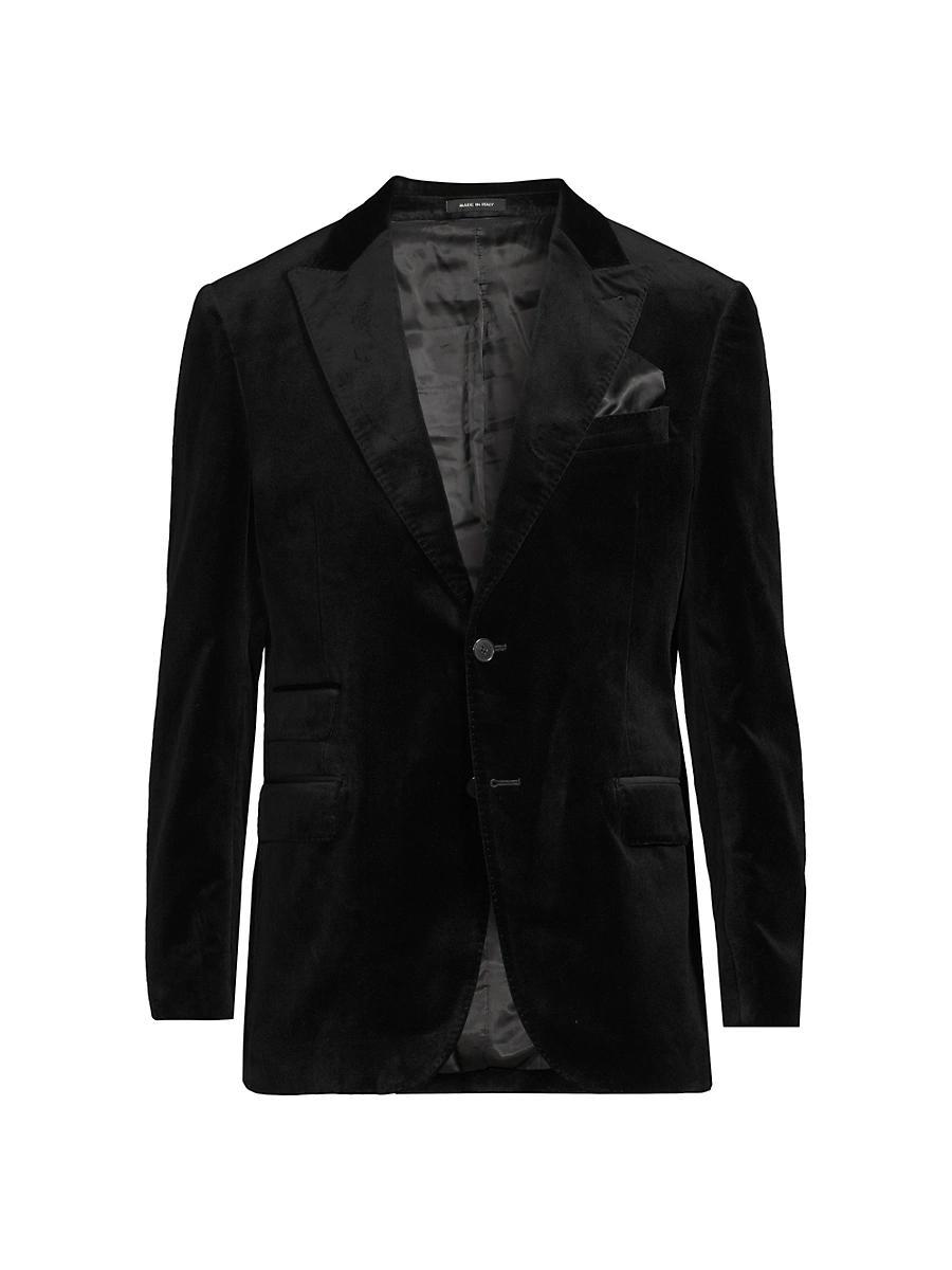 Mens COLLECTION Classic Velvet Jacket Product Image