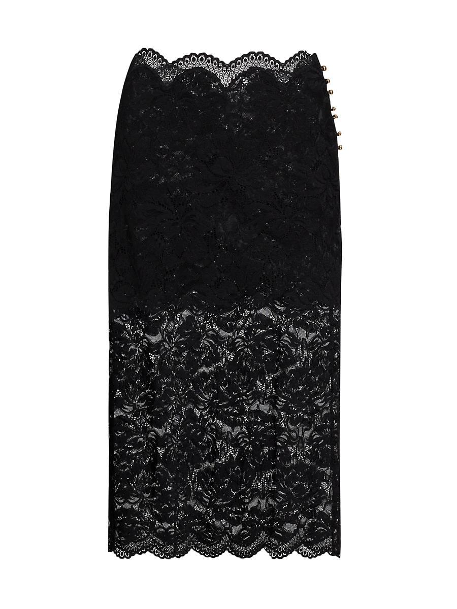 Womens Lace Maxi Skirt Product Image