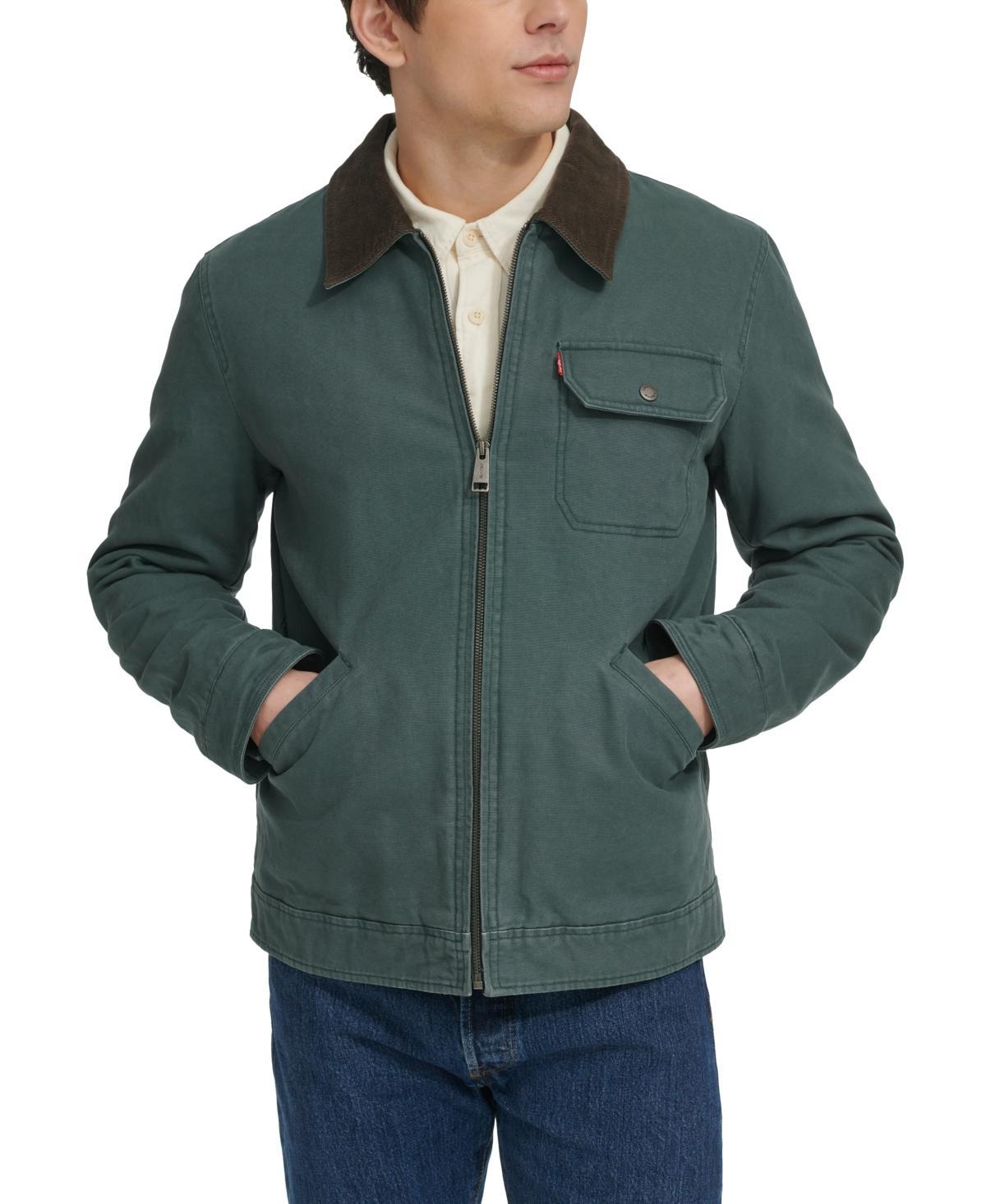 Mens Levis Trucker Jacket with Corduroy Collar Product Image