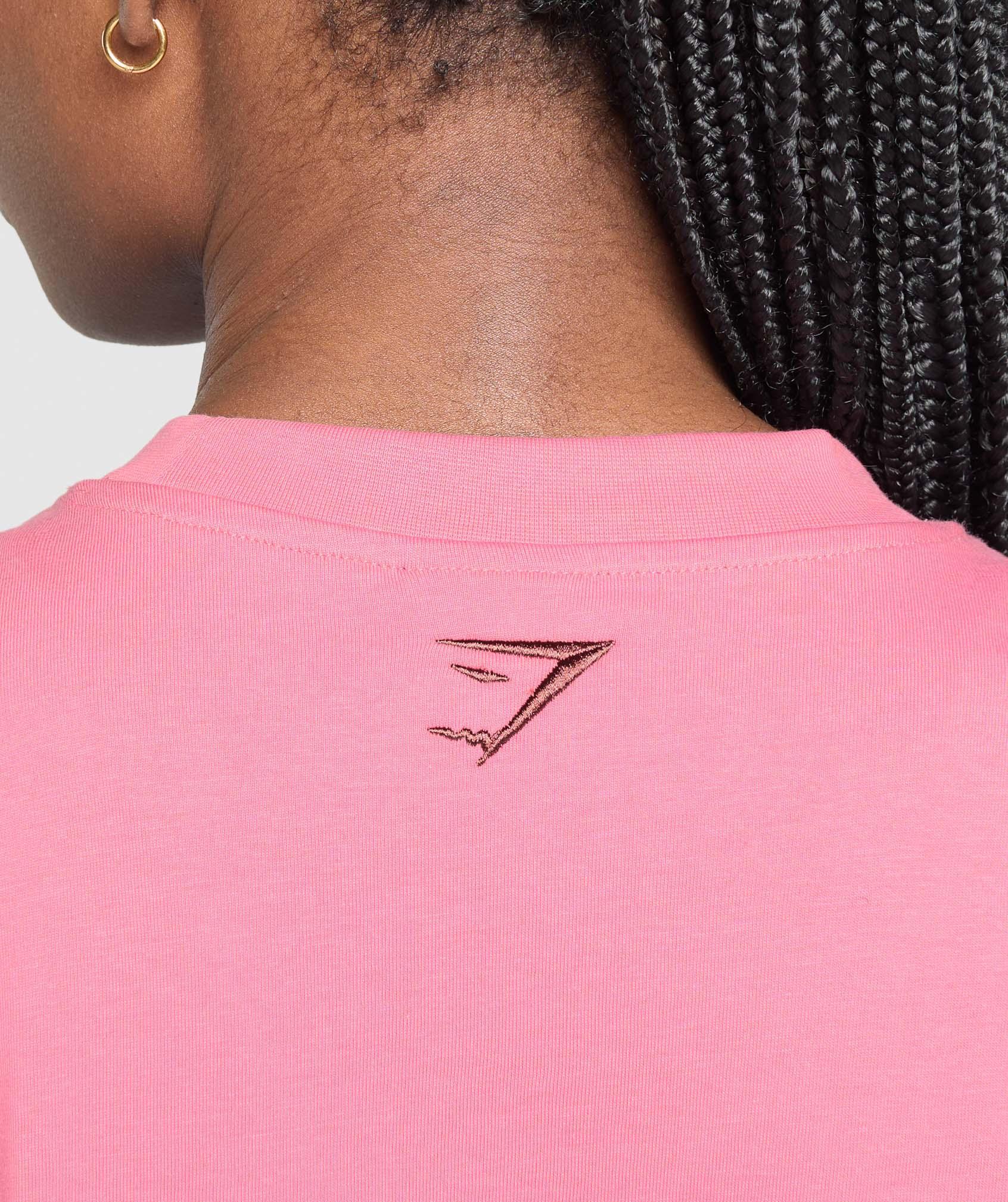 Gymshark Block Oversized T-Shirt - Sunset Pink Female Product Image