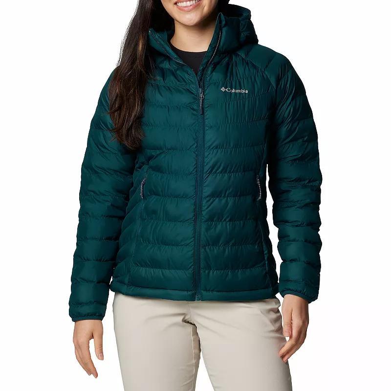 Women's Columbia Powder Lite II Hooded Jacket, Size: XL, Dark Grey Product Image