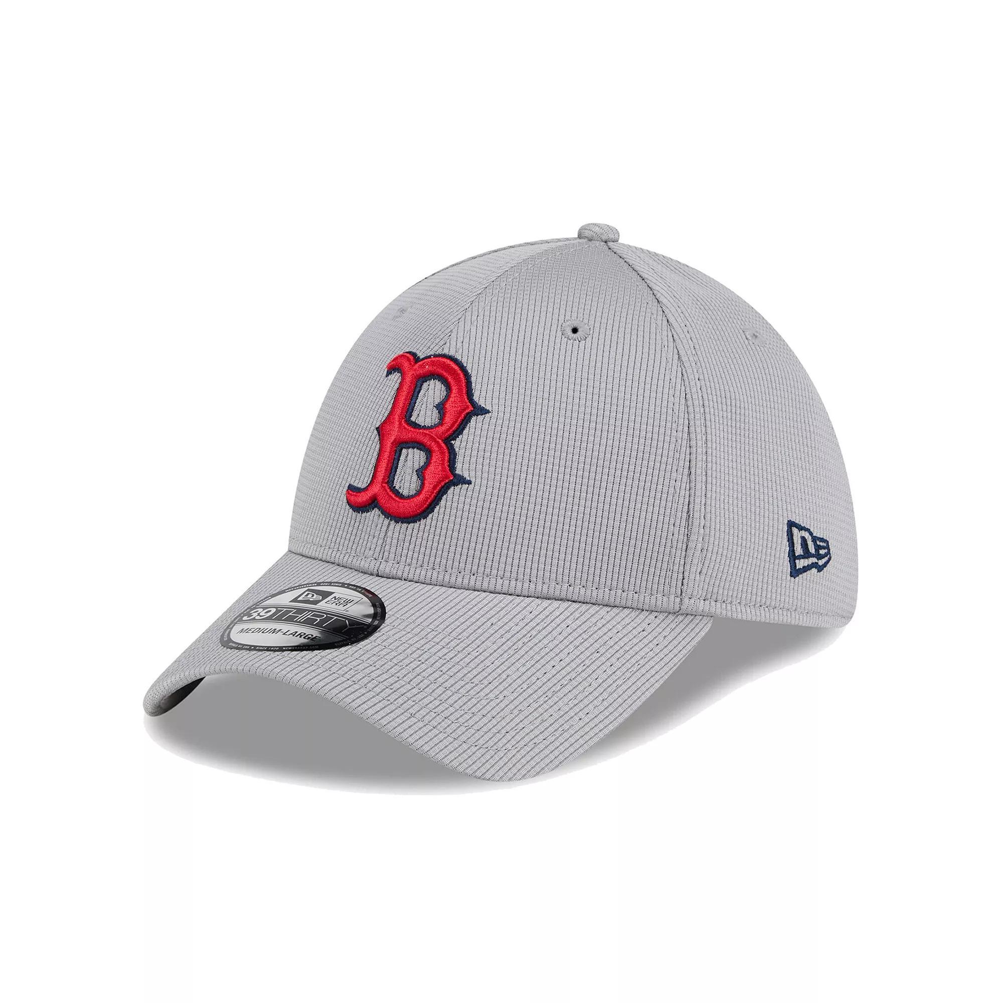 Men's New Era Gray Boston Red Sox Active Pivot 39THIRTY Flex Hat, Size: Small/Medium, Grey Product Image
