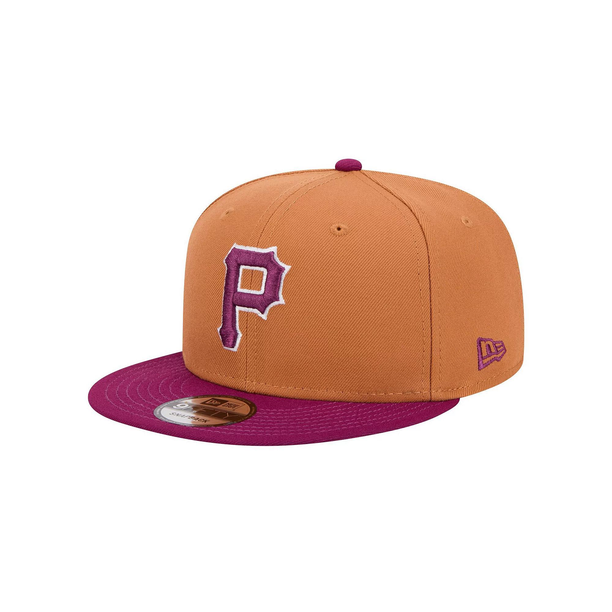 Men's New Era Brown Pittsburgh Pirates Color Pack Two Tone 9FIFTY Snapback Hat Product Image