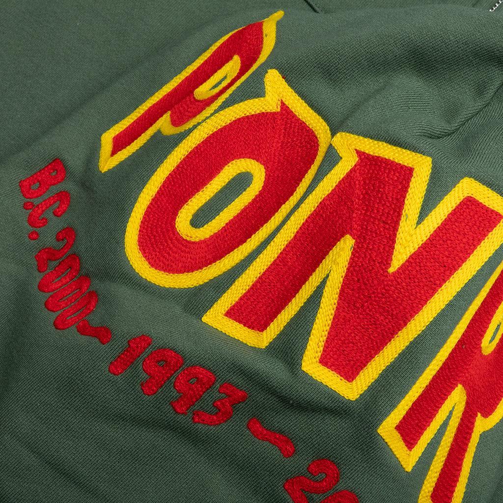 2nd Shark Full Zip Hoodie - Green Male Product Image