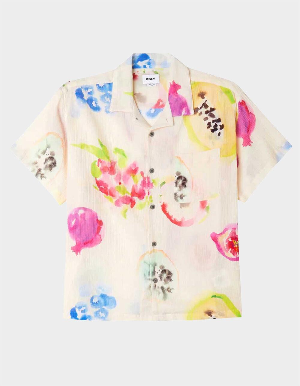 OBEY Soft Fruits Mens Button Up Shirt Product Image